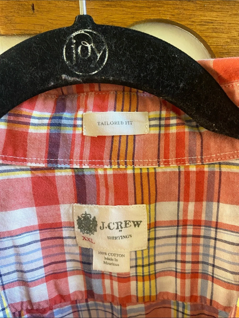 J. CREW Cotton Plaid Shirt